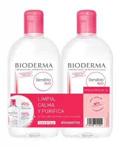 Bioderma - Duplo Desmaquillante Micelar Sensibio H20 Duplo H20