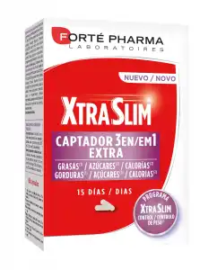 Forté - 60 Cápsulas Xtraslim Captador 3 En 1 Pharma