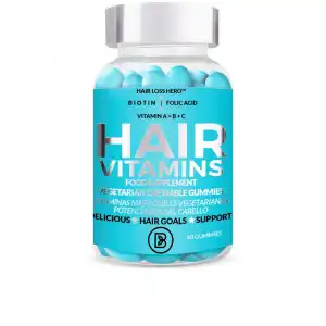 Hair Vitamins food supplement vegetarian chewable gummies 60 u