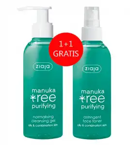 Ziaja - Promo Set Manuka Tree gel limpiador facial + Tónico Gratis