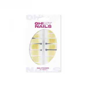 ¡43% DTO! Oh My Nails Stickers Gold Glitter