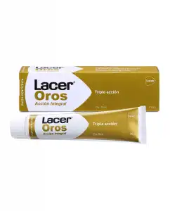 Lacer - Pasta Dentífrica Laminado 75 Ml Oros