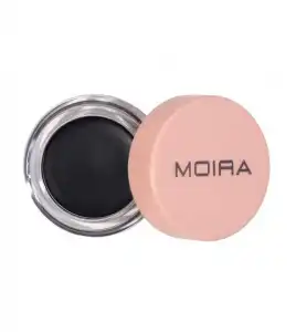 Moira - Prebase y sombra de ojos en crema 2 en 1 - 08: Black