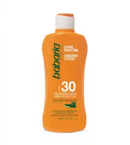 Babaria - Leche de protección solar Aloe Vera - SPF30