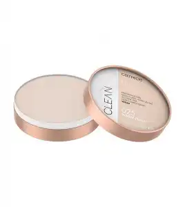 Catrice - *Clean ID* - Polvos compactos matificantes Mineral - 025: Warm Peach