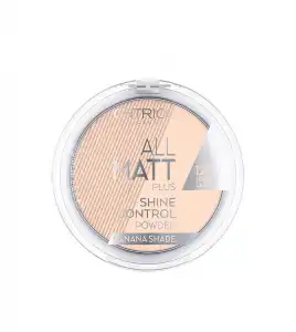 Catrice - Polvos matificantes All Matt Plus Shine Control - 002: Banana Shade