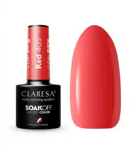 Claresa - Esmalte semipermanente Soak off - 403: Red