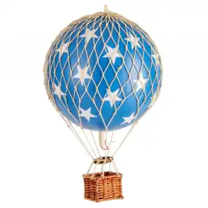 Globo Aerostático Mediano Blue Stars