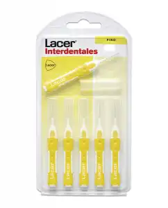 Lacer - 6 Cepillos Interdentales Recto Fino