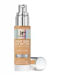 IT Cosmetics - Base De Maquillaje Cobertura Media Your Skin But Better Foundation + Skincare