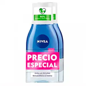 Nivea Visage Doble Acción Pack 250 ml Desmaquillador Bifásico de Ojos Pack