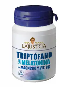 Ana Mª Lajusticia - 60 Comprimidos Triptófano Con Melatonina + Magnesio Y Vitamina B6