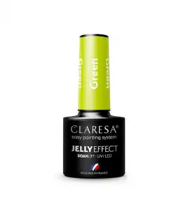 Claresa - Esmalte semipermanente Jelly Effect - Green