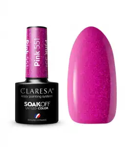 Claresa - Esmalte semipermanente Soak off - 551: Pink