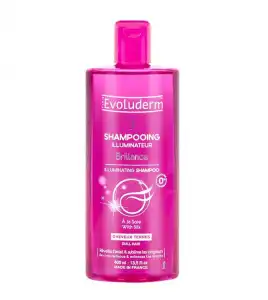 Evoluderm - Champú iluminador para cabello apagado Brillance - 400ml