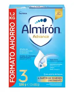 Almirón Advance - Leche En Polvo De Crecimiento 3 Desde 12 Meses 1200 G