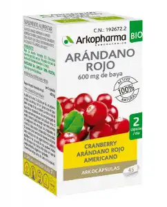 Arkopharma - 45 Cápsulas Arándano Rojo