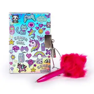 Game Girl Secrets Diary With Pom Pom