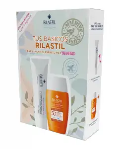 Rilastil - Pack Viajero Water Touch SPF50+ Fluido Fotoprotector Antiedad Y Aqua Intense 72h Gel Hidratante