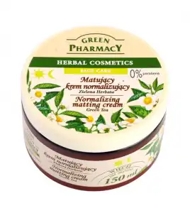 Green Pharmacy - Crema matificante para piel grasa y mixta - Té verde