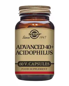 SOLGAR - 60 Cápsulas Vegetales 40 Plus Acidophilus Avanzado