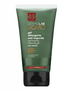 DERMOLAB UOMO - Gel Limpiador Facial Para Pieles Grasas