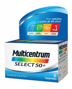 Multicentrum - 30 Comprimidos Select 50+