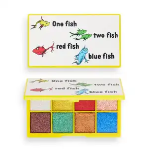 Dr. Seuss One Fish Two Fish Red Fish Blue Fish Shadow Palette