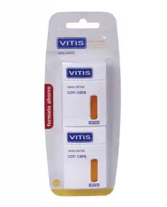 Vitis - Duplo Seda Dental Con Cera