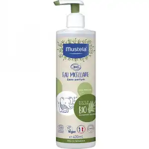 Bebé agua micelar sin aclarado certificado Bio 400 ml