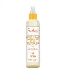 Shea Moisture - Aceite para rizos Make It Last Wash N' Go - Coco