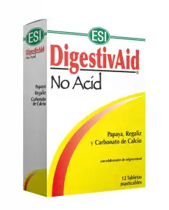 ESI - Tabletas Masticables Para La Acidez DigestivAid No Acid