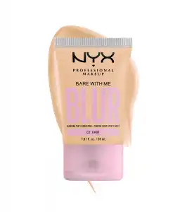 Nyx Professional Makeup - Base de maquillaje difuminadora Bare With Me Blur Skin Tint - 02: Fair