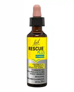 Rescue Bach - Gotas Bach Plus Vitaminas 20 Ml