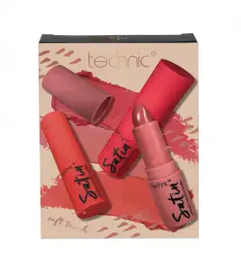 Technic Cosmetics - Set de barras de labios Satin