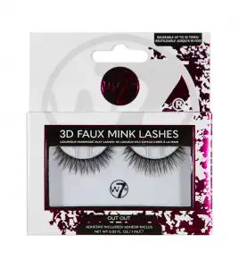 W7 - Pestañas postizas 3D Faux Mink Lashes - Out Out