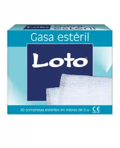 Loto - Gasa Estéril 20 Unidades