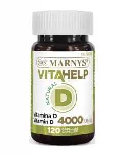 Marnys - 120 Cápsulas Vitahelp Vitamina D 4000 UI