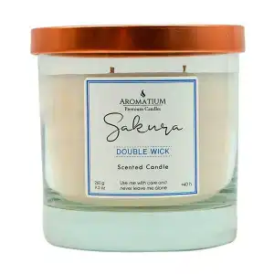 Premium Candles Sakura Double Wick