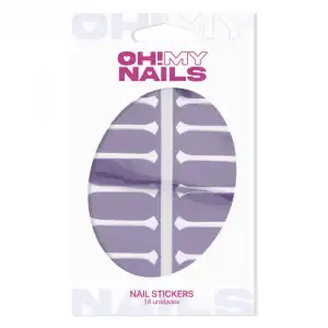 ¡43% DTO! Oh My Nails Stickers Morado