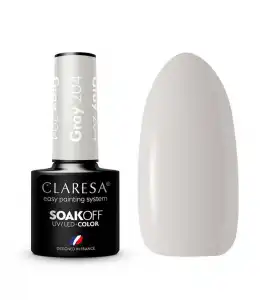 Claresa - Esmalte semipermanente Soak off - 204: Gray