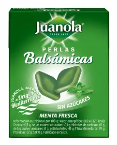 Juanola - Perlas Balsámicas Menta Fresca