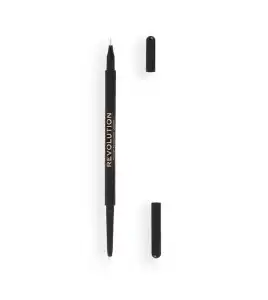 Revolution - Delineador de ojos Felt & Kohl Precision Dual Liner - White